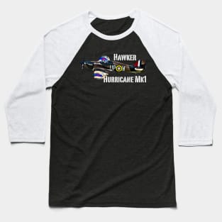 Hawker Hurricane Baseball T-Shirt